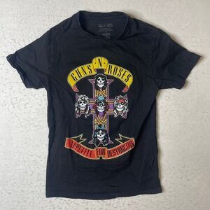 Guns N Roses Appetite For Destruction Black T Shirt Size S/P
